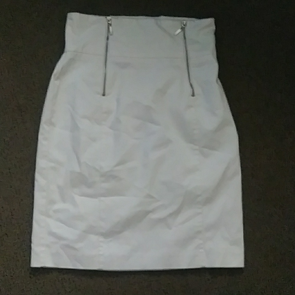 White skirt